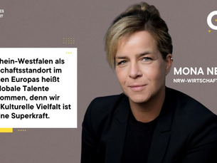 NRW as a Magnet for Global Talent: Mona Neubaur Supports the Global Talent Career Festival