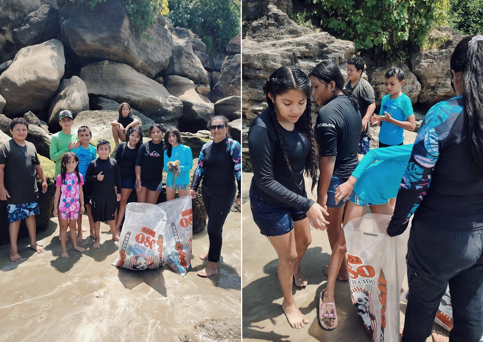 Beach Clean-up with OFAA Member Organisation - Fundacion Amiguitos del Oceano, Mainland Ecuador