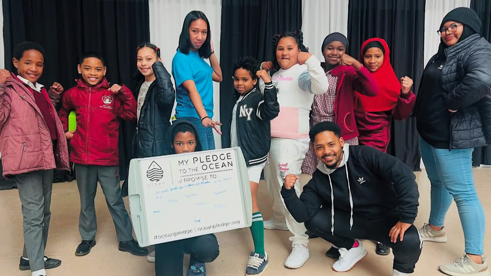 School talk at De Duine Primary in collaboration with Ocean Pledge