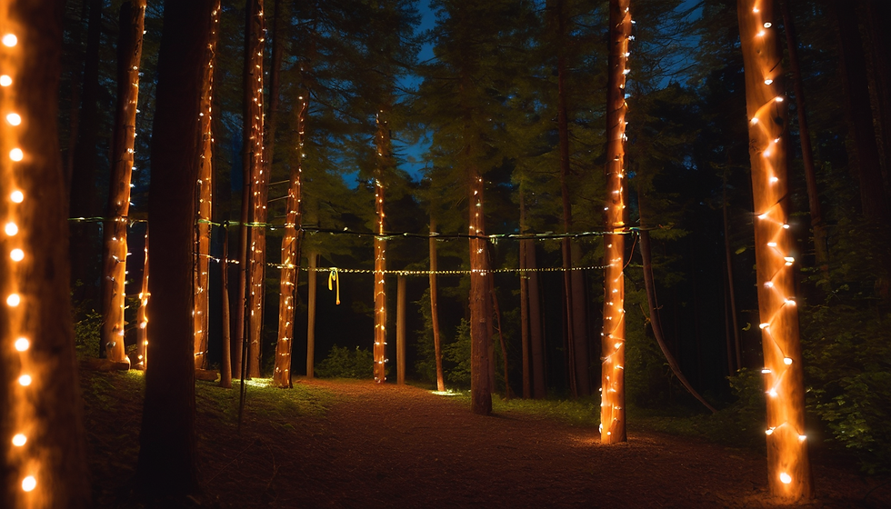 Accrobranche Nocturne Lumineux