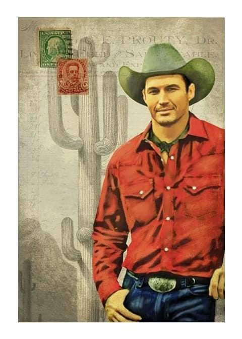Cowboy Roycycled Treasures Decoupage paper