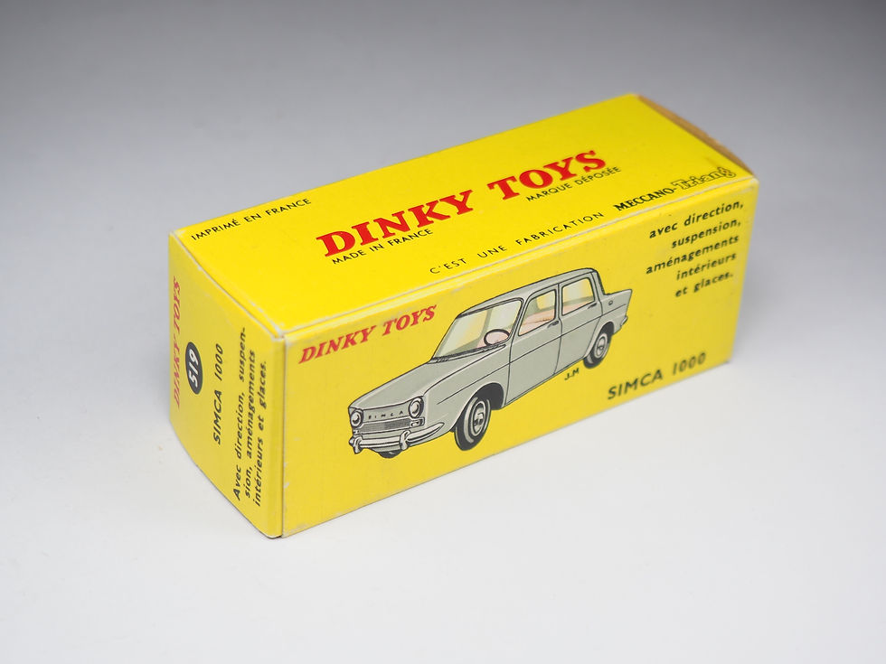 Miniatura: DINKY TOYS FRANCE - 519 - Simca 1000 - Base particulière
