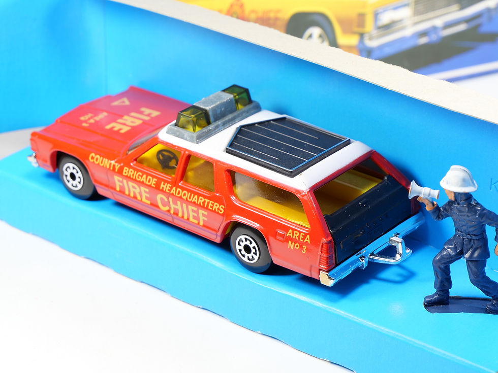 Miniatura: MATCHBOX - SUPER KINGS - K-67 - Dodge Monaco Fire Chief - En boite