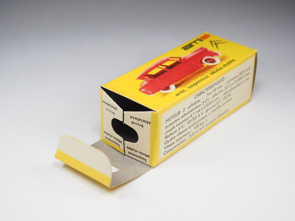 Miniatura: MINIALUXE - Citroen Ami 6 - Orange et blanc - En boite