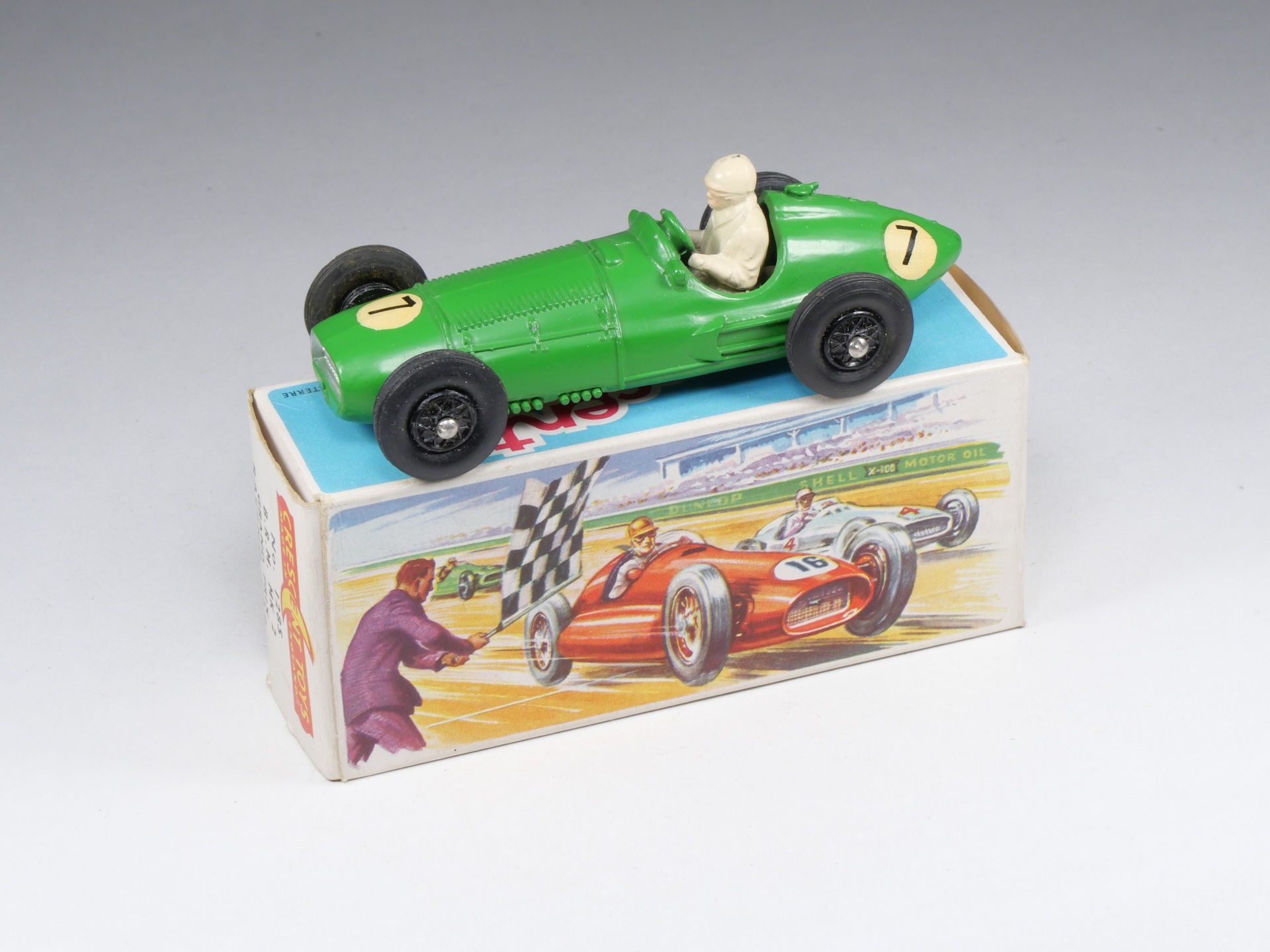 CRESCENT TOYS - 1285 - BRM MK2 Grand Prix Racing Car - En boite