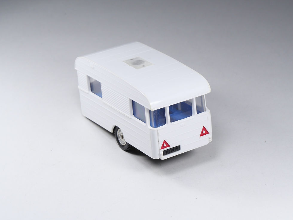 Miniature : NOREV - 93 - Caravane Digue Panoramic 14 - Blanc - 1/43