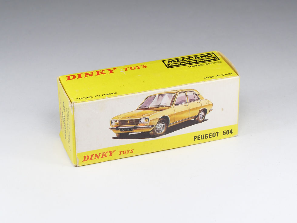 Miniature : DINKY TOYS FRANCE (SPAIN) - 1452 - Peugeot 504 - En boite