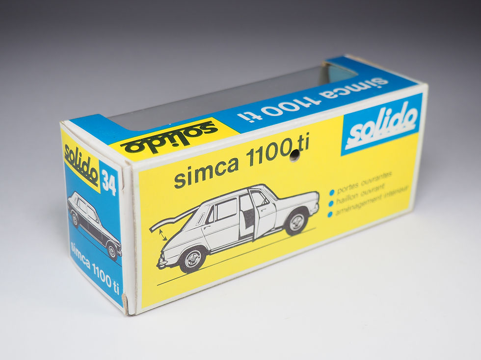Miniatura: SOLIDO - 34 - SIMCA 1000 TI - 1/43