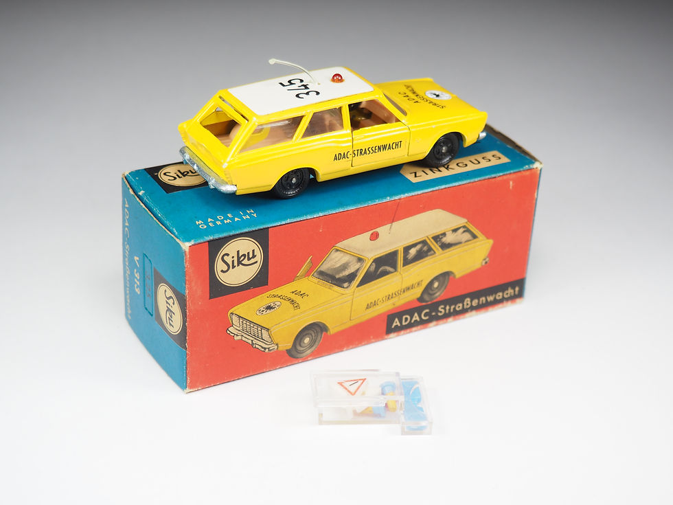 Thumbnail: SIKU - V313 - FORD 17M TURNIER ADAC STRASSEBWACHT - 1/60