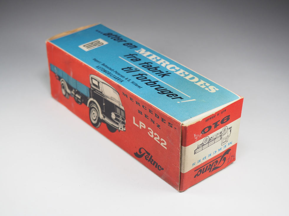 Thumbnail: TEKNO - 910 - Mercedes Benz LP 322 - Jaune - En boite