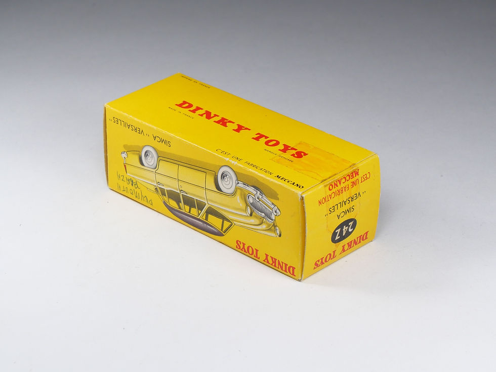 Miniature : DINKY TOYS FRANCE - 24Z - Simca Versailles - Bleu ciel toit ivoire - En boite