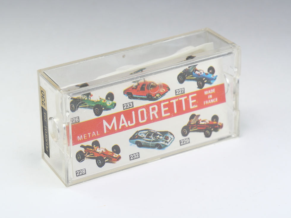 Thumbnail: MAJORETTE - 230 - Peugeot 204 Cabriolet - Cyan Métallisé - En boite