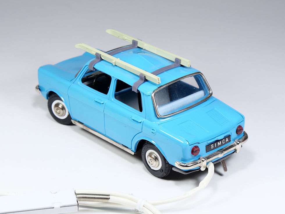 Miniatura: JOUSTRA - 2611 - Simca 1000 avec Galerie et Skis - Mécanique téléguidée