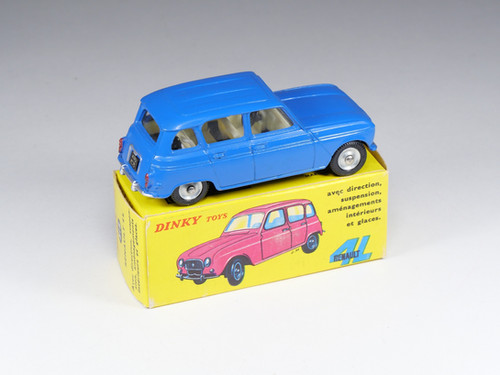 DINKY TOYS FRANCE (SPAIN) - 518 - Renault 4L - Bleu Vif - En boite