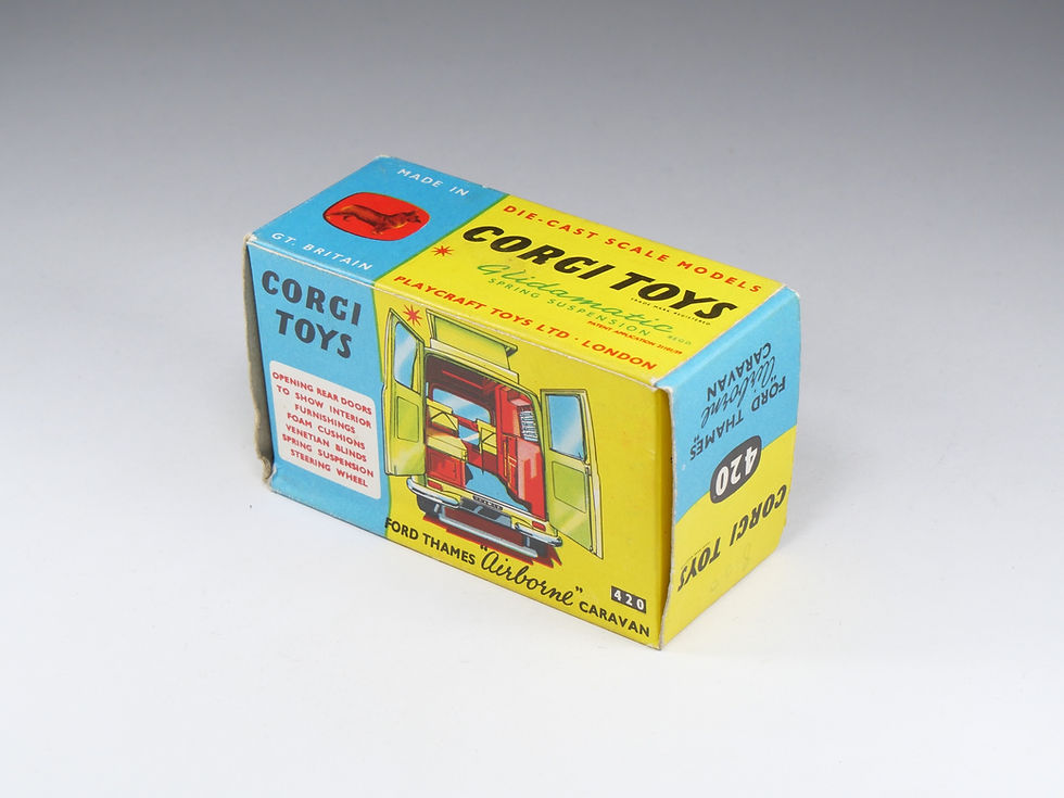 Miniature : CORGI - 420 - Ford Thames Airborne Caravan - En boite