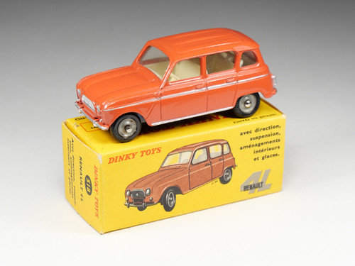 DINKY TOYS FRANCE - 518 - Renault 4L - Version orangée - En boite