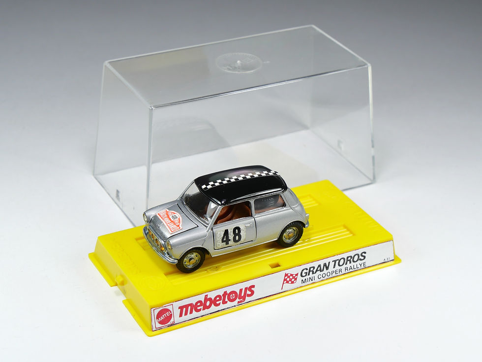 MEBETOYS GRAN TOROS - A31 - Mini Cooper Rallye - feux strass