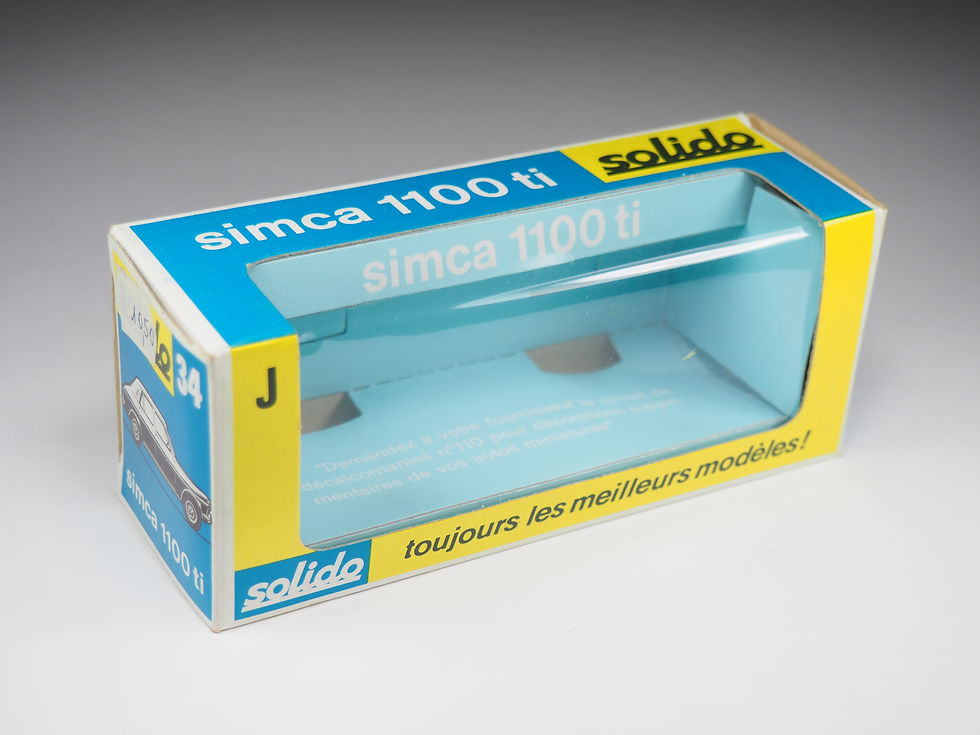Miniatura: SOLIDO - 34 - SIMCA 1000 TI - 1/43