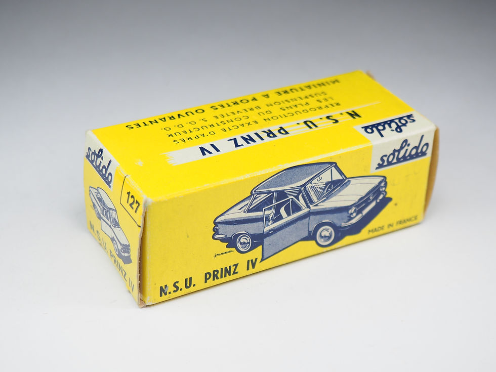 Miniatura: SOLIDO - 127 - NSU Prinz IV - Rouge foncé - En boite