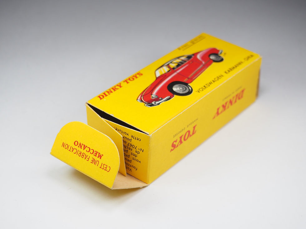 Thumbnail: DINKY TOYS FRANCE - 24M - VOLKSWAGEN KARMANN GHIA - 1/43