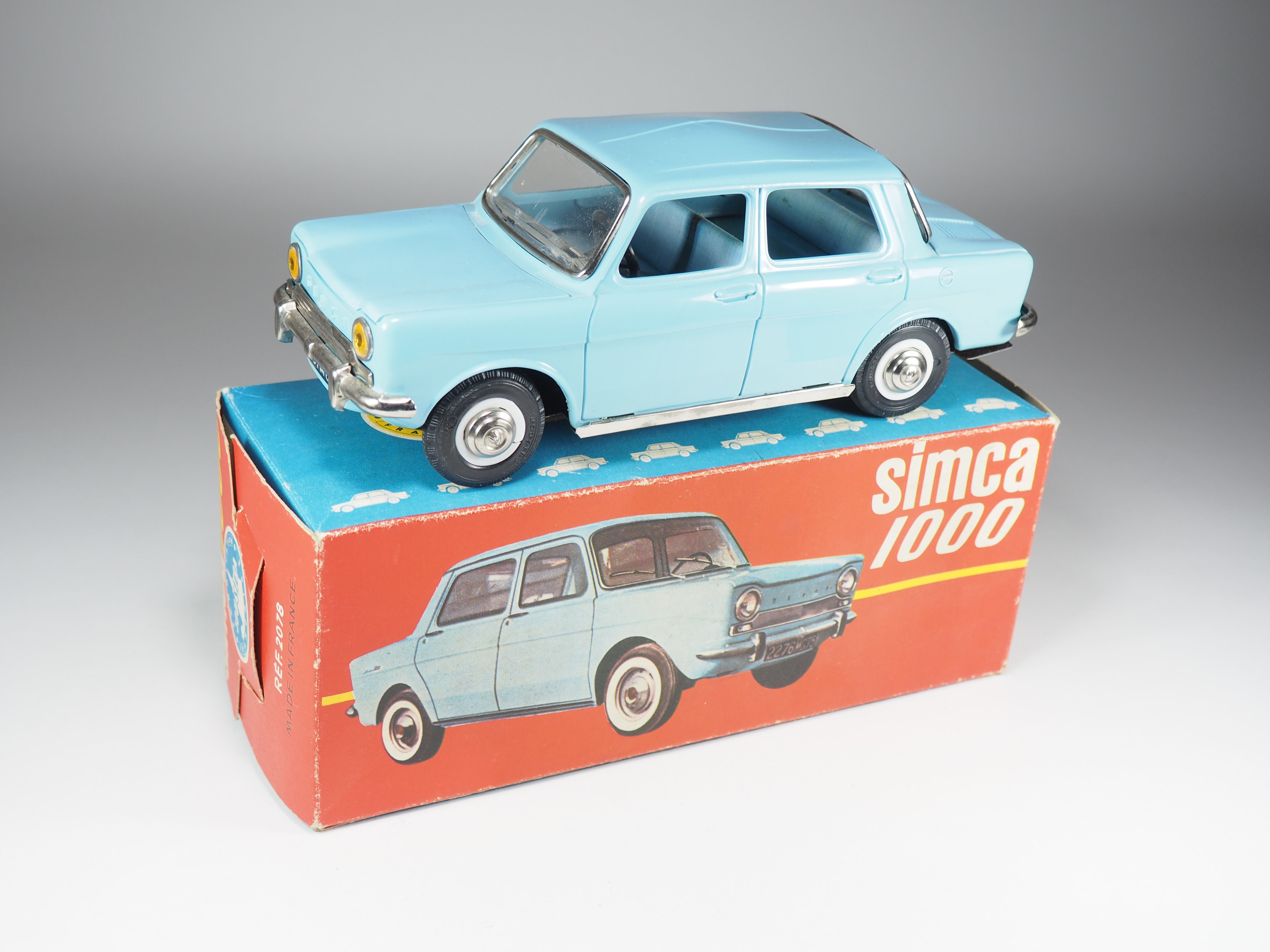 JOUSTRA - 2078 - Simca 1000 - Friction - En boite - 20cm