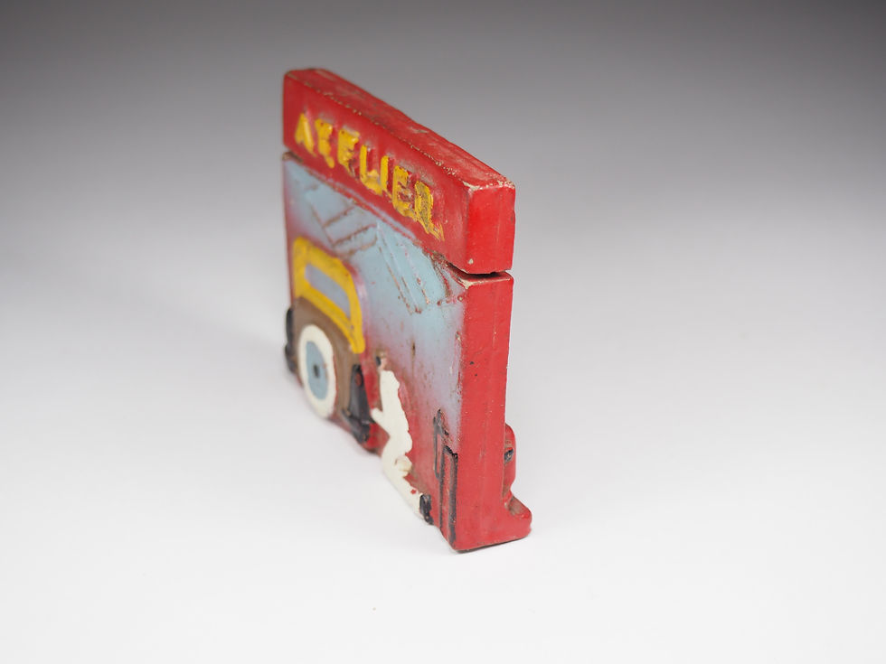 Miniature : JOUET CITROEN - 955 - ATELIER / GARAGE - PLATRE ET FARINE - 1/43
