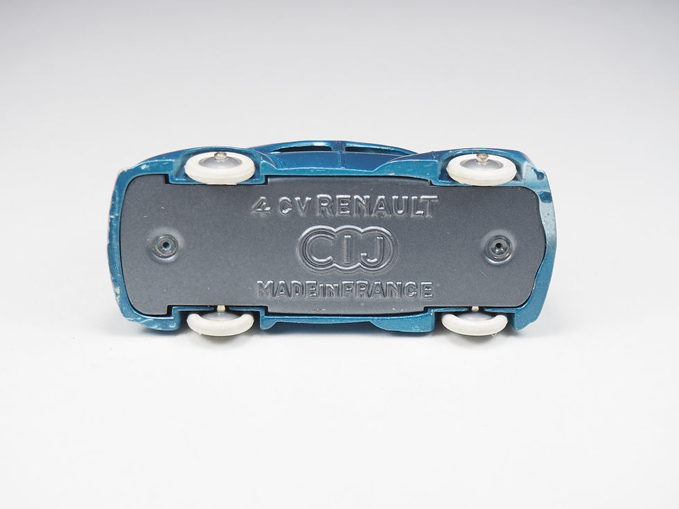 Thumbnail: CIJ - 3/48 - RENAULT 4CV - MET BLUE - 1/43