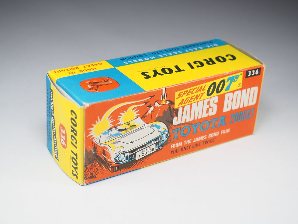 Miniature : CORGI - 336 - James Bond Toyota 2000GT -  Boite seule