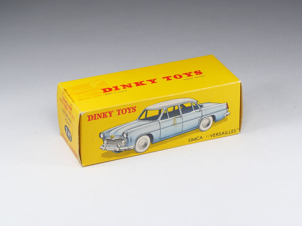 Miniature : DINKY TOYS FRANCE - 24Z - Simca Versailles - Bleu ciel toit ivoire - En boite