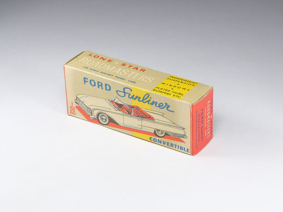 Thumbnail: LONE STAR ROADMASTERS - Ford Sunliner Convertible - Bleu pale - En boite