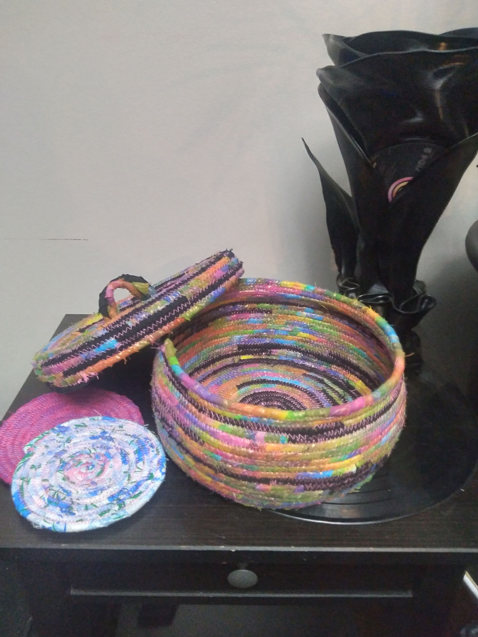 Thumbnail: Set of 2 Cotton Coasters - 2024 Collection