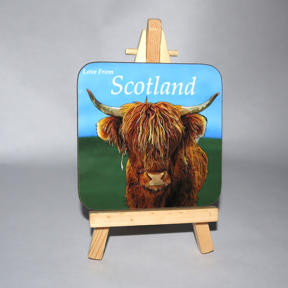 Thumbnail: Love from Scotland - Coaster