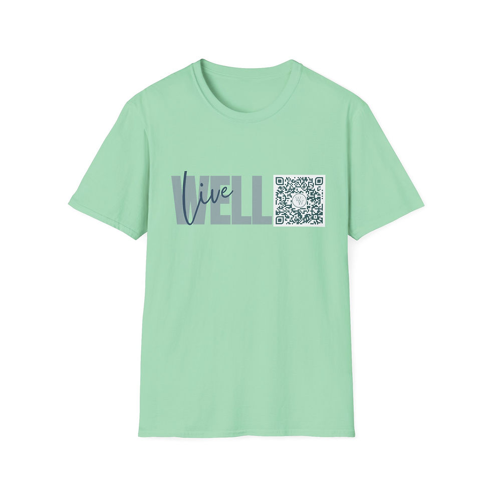 Thumbnail: "Live Well" Soft Style T-Shirt (Adult Waypoint Launcher)