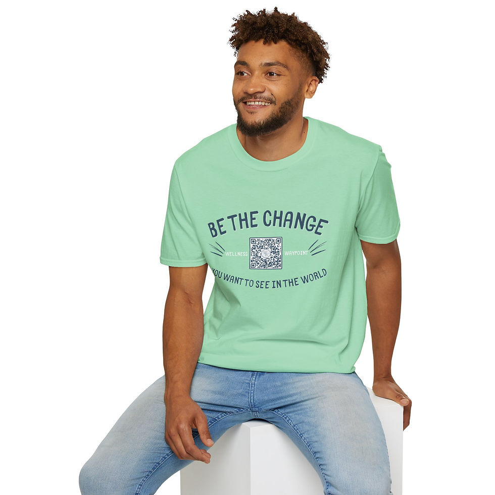 Thumbnail: Be the Change Soft Style T-Shirt (Adult Waypoint Launcher)