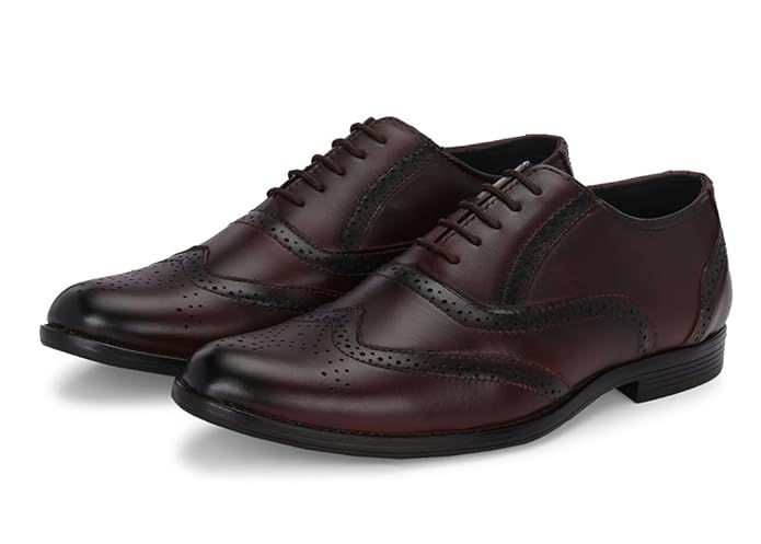 Thumbnail: brown brogue shoes