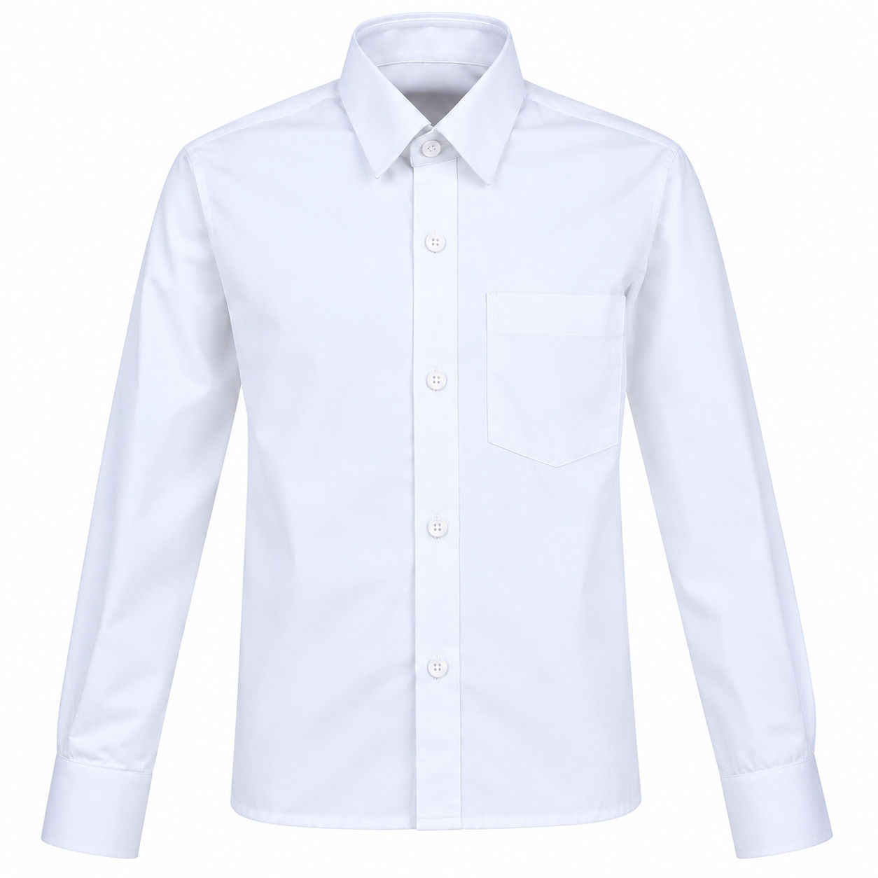TOWRCO full sleeves white winter school shirt for boys suitable for Amity School