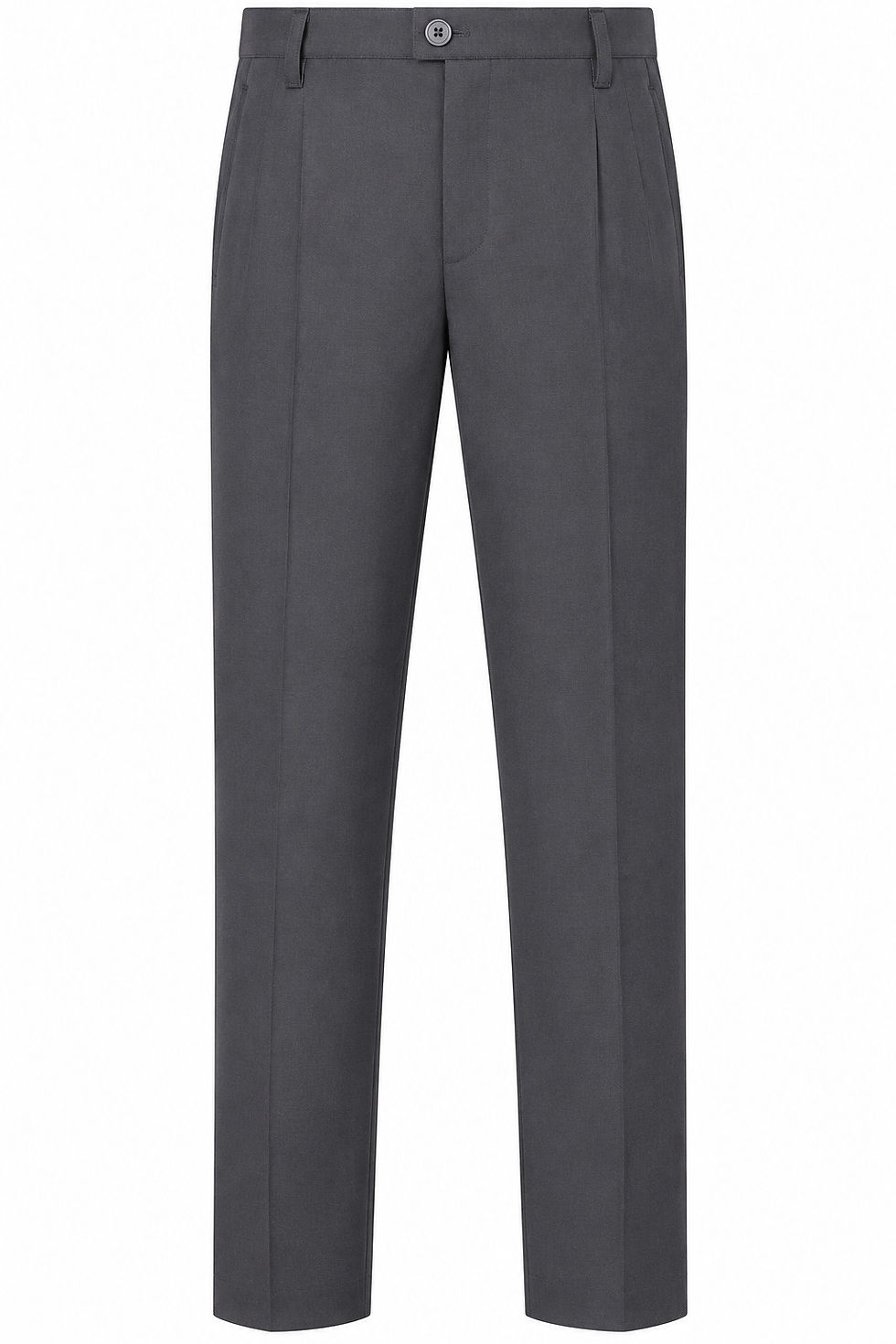 TOWRCO grey school trousers for boys front view