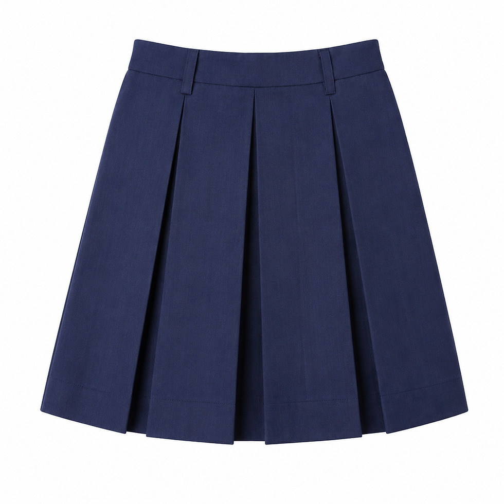 Ryan International School Girls Navy Blue Divider Skirt