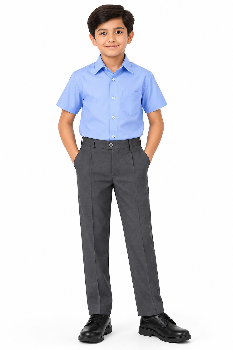 TOWRCO boys grey school uniform trousers suitable for Amity School