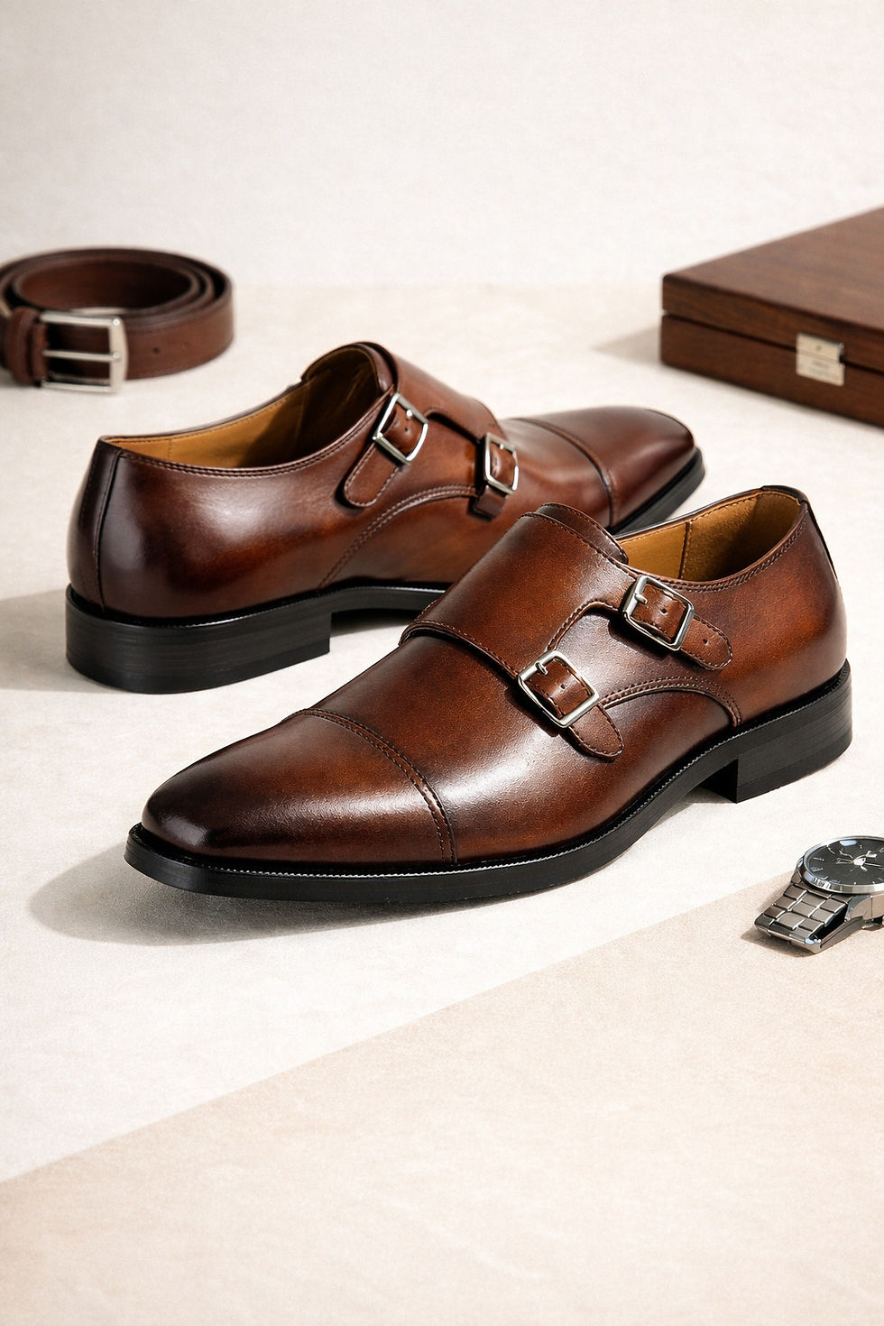 Thumbnail: Brown Leather Formal Shoes
