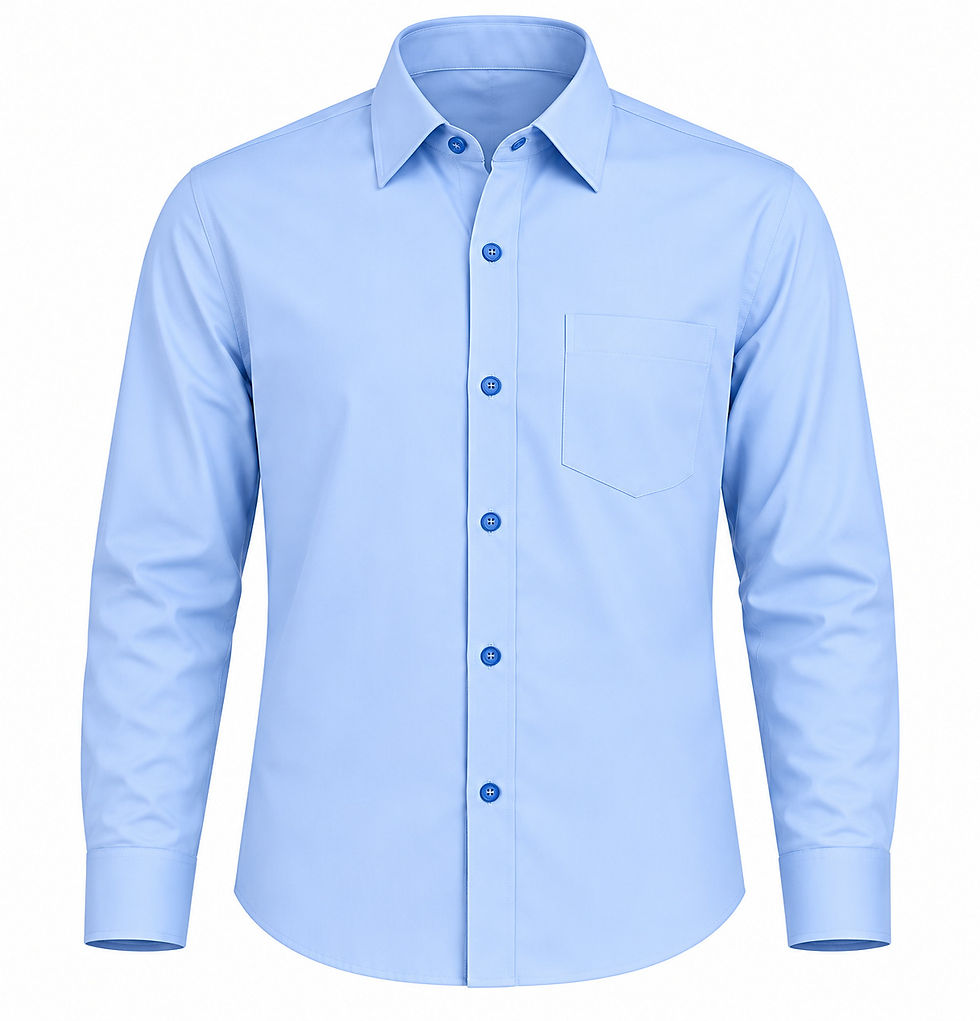 TOWRCO Boys Light Blue Full Sleeve School Uniform Shirt for Ryan School Uniform Pattern