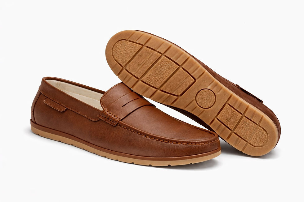 Thumbnail: Leather Loafers for Men