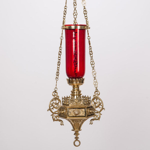Item# H-42 -Gothic Hanging Sanctuary Lamp