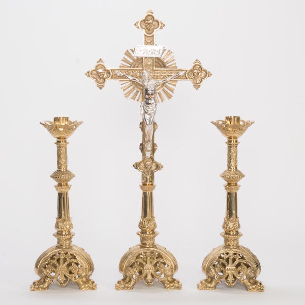 Item# H-133 Baroque Candlestick