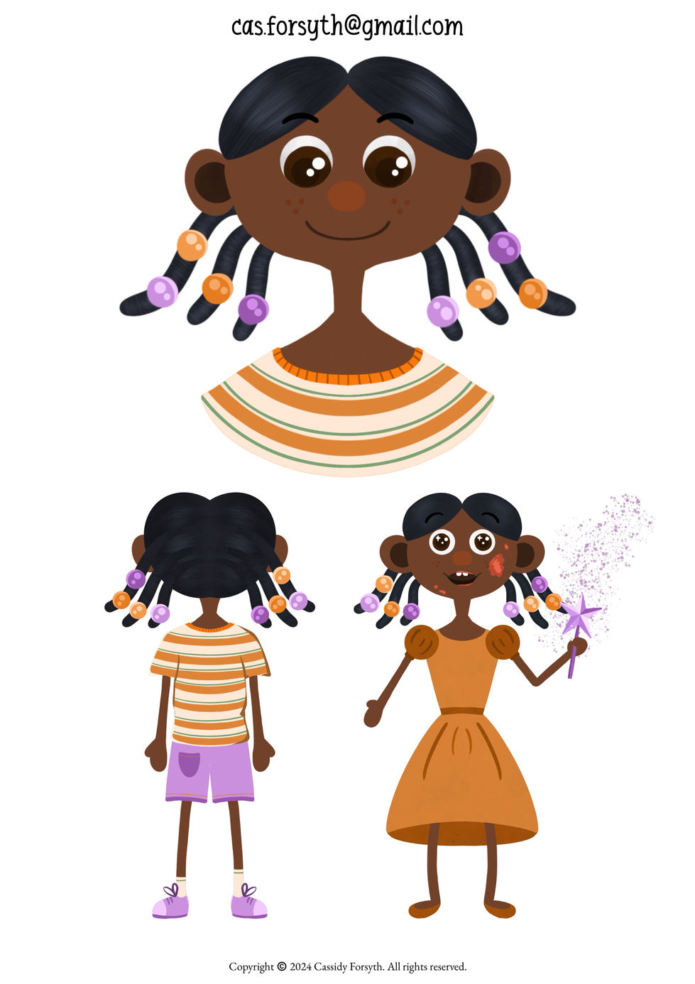 I Can Be Anything! — character design
