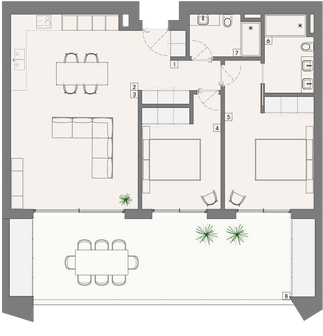 Apartment Layout 1
