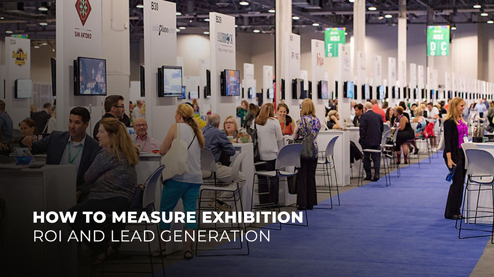 Learn how to measure exhibition ROI and lead generation using key metrics such as qualified leads, cost per lead, meetings, sales opportunities, conversion rates, revenue and overall event performance.