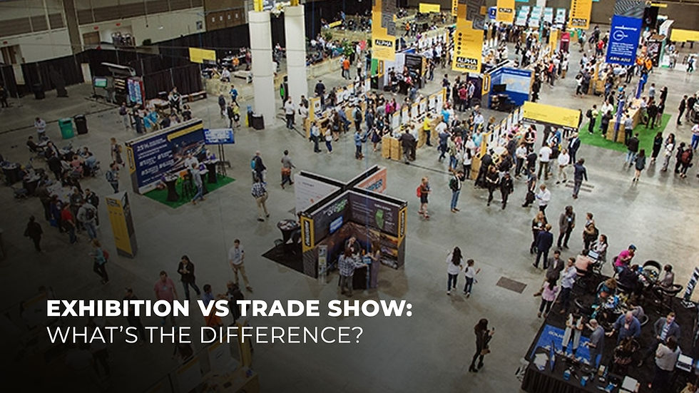 Exhibition vs trade show explained. Learn the key differences between exhibitions and trade shows, including purpose, audience, exhibitors, networking, sales, marketing, and event planning.