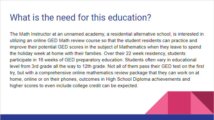 GED Mathematics Review Slide2