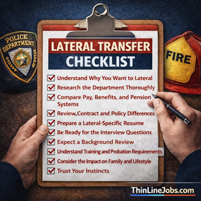 Lateral Transfer Checklist for Police & Fire Professionals